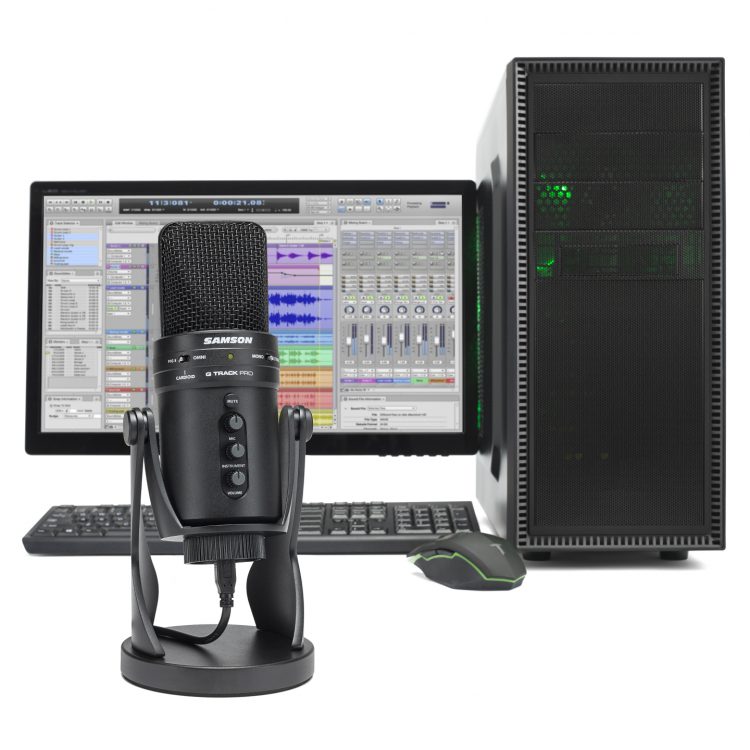 SAMSON G-Track Pro - Professional USB Microphone with Audio - Image 9