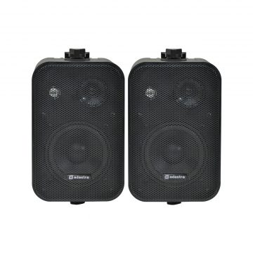 B30V 100V LINE 4IN BACKGROUND SPEAKER, 30W BLACK PAIR