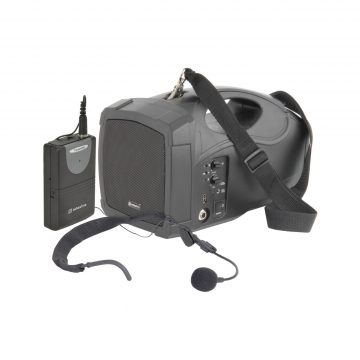 H25 HANDHELD PA SYSTEM WITH VHF NECKBAND MIC