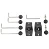 UNIVERSAL SPEAKER BRACKETS PAIR BLACK 3.5KG