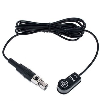 AKG C411 L High-performance miniature condenser vibration pickup with mini XLR connector
