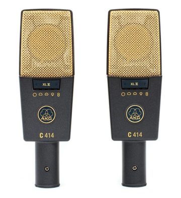 AKG C414 XLII Matched Pair Reference multipattern condenser microphones