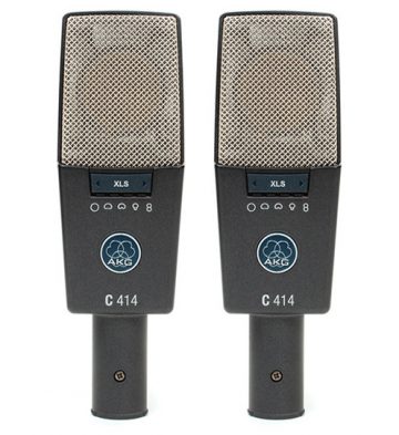 AKG C414 XLS Matched Pair Reference multipattern condenser microphones