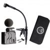AKG C519 ML Professional miniature clip-on condenser microphone with mini XLR to mini XLR cable and A400 adapter plate