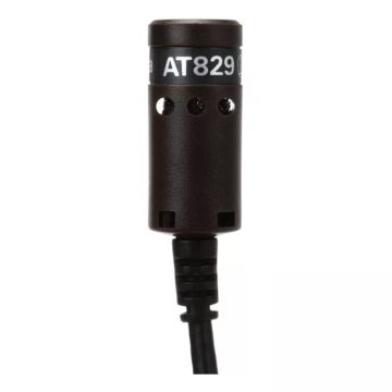 Audio-Technica AT829CW Cardioid Lavalier Condenser Microphone with 4-Pin Locking Connectors