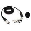 Audio-Technica AT829CW Cardioid Lavalier Condenser Microphone with 4-Pin Locking Connectors
