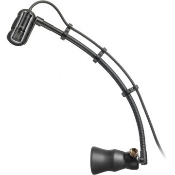 Audio-Technica ATM350PL Cardioid Condenser Instrument Microphone with Piano Mounting System (9" Gooseneck)