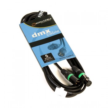 Accu-Cable DMX XM - XF 3pin 5m