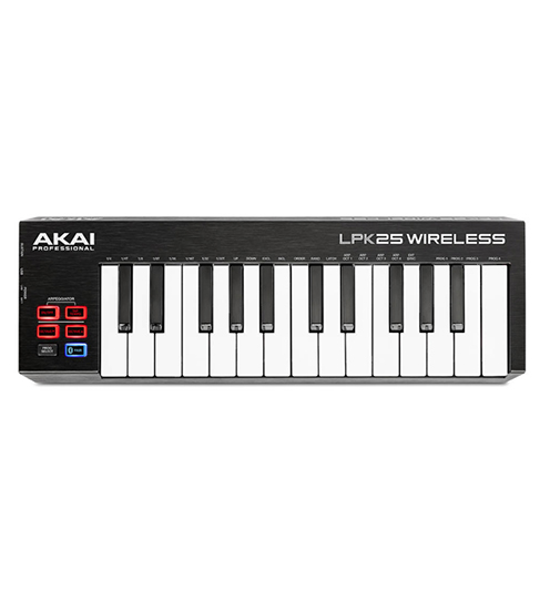 Akai LPK25 WIRELESS Battery-Operated/Wireless Bluetooth MIDI Keyboard Controller