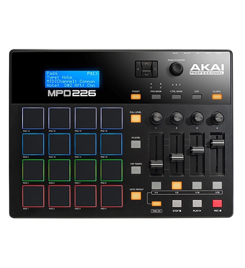 AKAI MPD226 ① Akai MPD226 Feature-Packed, Highly Playable Pad Controller - Son Sound