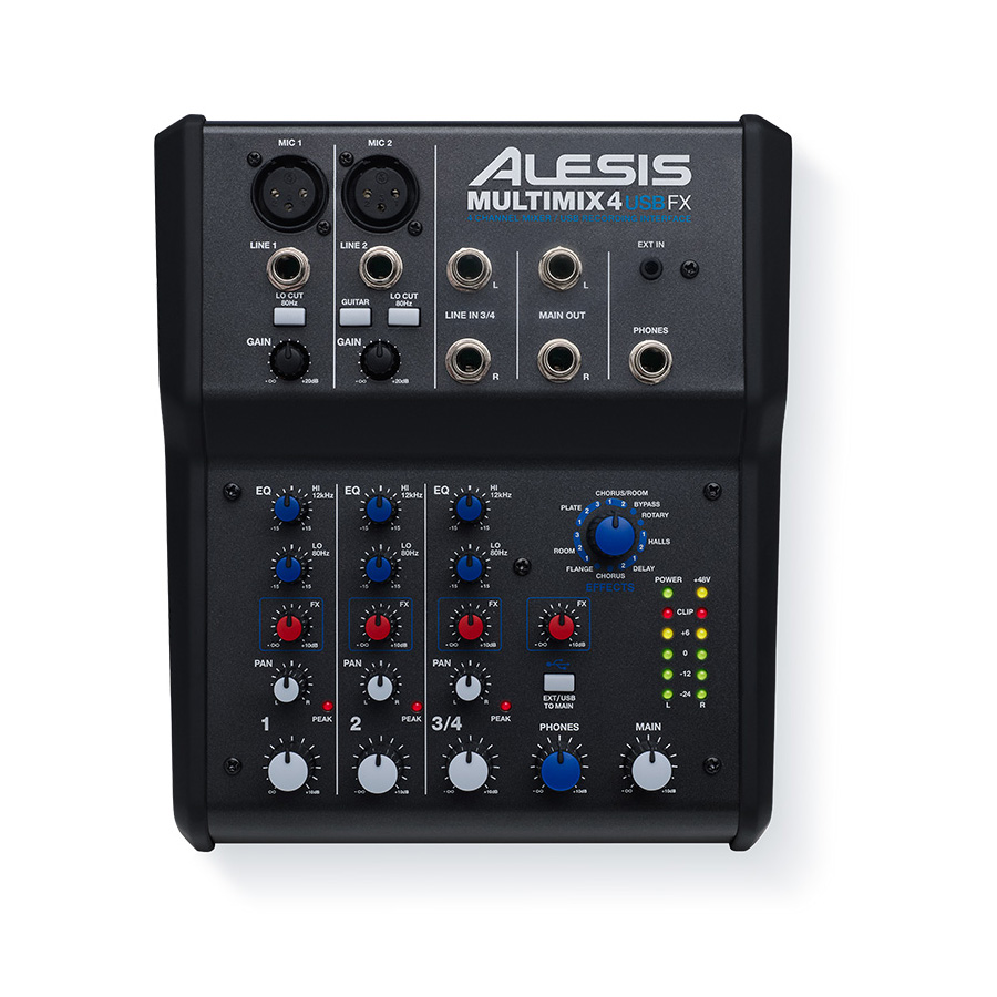 Alesis Multimix 4 USB FX, Mixer with USB & Effects