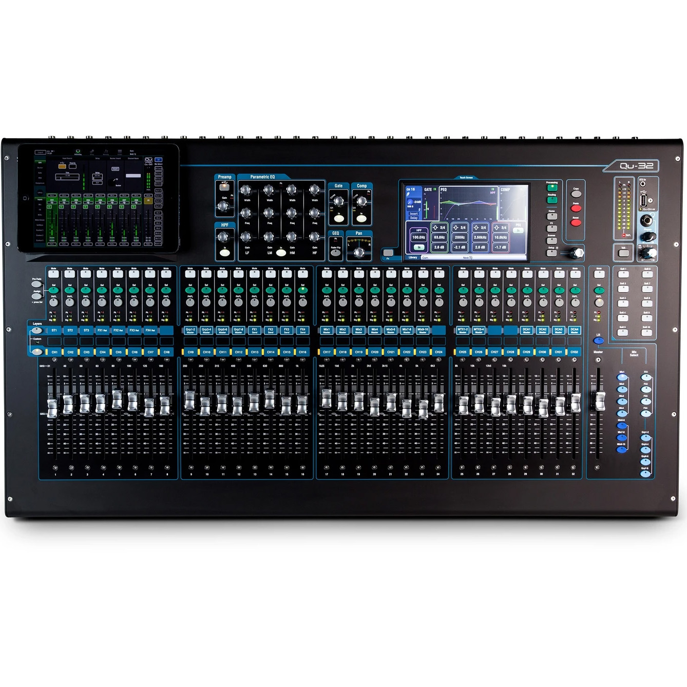 Allen & Heath Qu-32C 38-In/28-Out Digital Mixing Console/USB Recording Interface