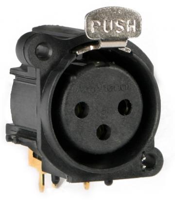 Amphenol AC3FAH-AU-B XLR 3 pole female
