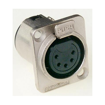 Amphenol AC5FDZ Female XLR 5-Pin Chassis