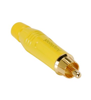 Amphenol ACPR-YEL RCA male Plug Yellow