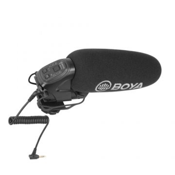 BOYA BY-BM3032 Camera-Mount Supercardioid Shotgun Microphone