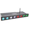 Beamz Wi-Bar 8x3W LED Tri Color Battery 2.4GHz DMX