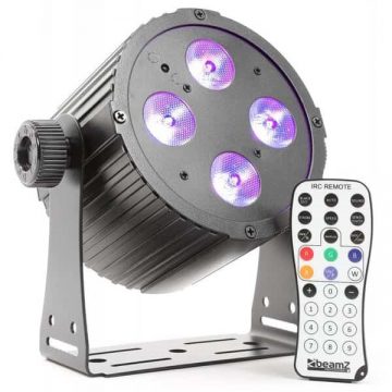 BAC404 PRO PAR 4x 18W 6-1 HEX DMX IR