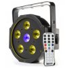 BFP110 LED PAR 56 FLATPAR 5x 6W RGB + 1x 6W UV LEDs DMX IRC
