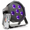 Beamz BFP130 LED PAR 56 FLATPAR 6x 6W UV LEDs DMX IRC