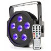 Beamz BFP130 LED PAR 56 FLATPAR 6x 6W UV LEDs DMX IRC