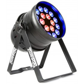 Beamz BPP205 LED PAR 64 18x 15W RGBAW LEDS PENTA IR DMX