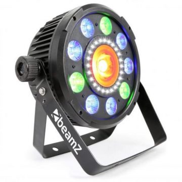 BX96 PAR 64 WITH COB LED AND STROBE 9x 9W 6-1 RGBAW-UV LEDS