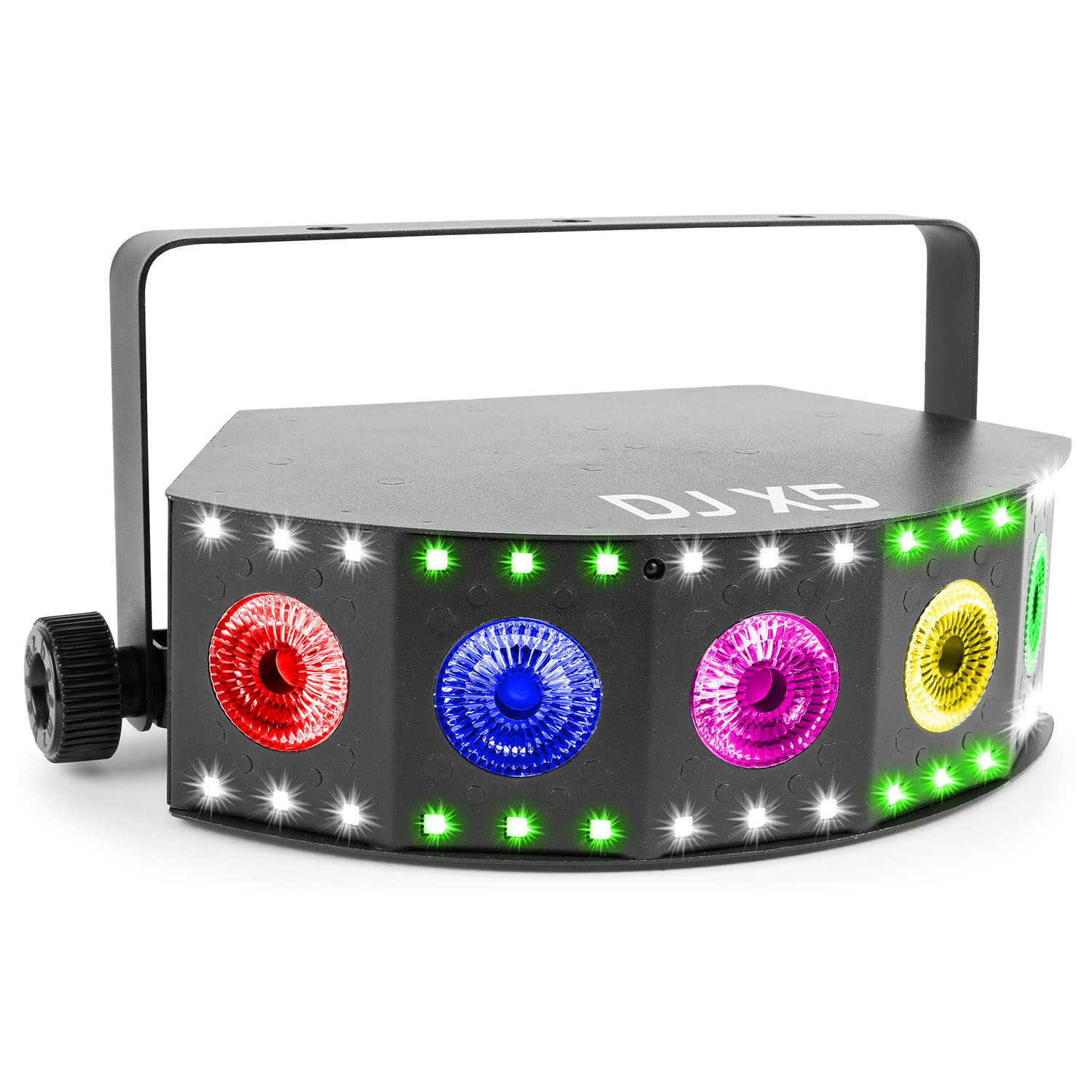Beamz DJX5 ARRAY LED STROBE EFFECT 5x 10W RGBUV IR DMX - Son Sound