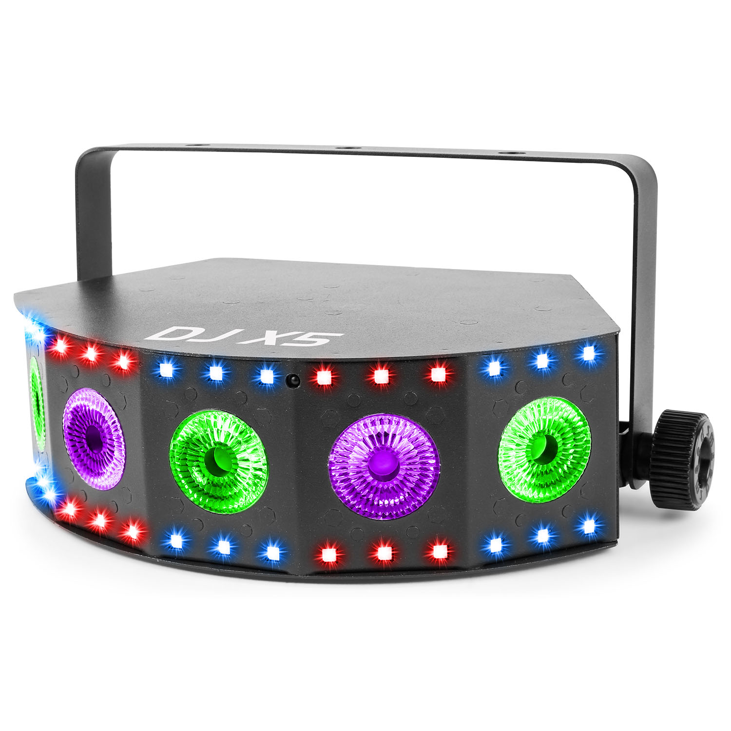 Beamz DJX5 ARRAY LED STROBE EFFECT 5x 10W RGBUV IR DMX - Image 2