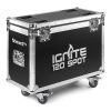 IGNITE120 LED MOVING HEAD SPOT 2PC IN FLIGHTCASE 120W