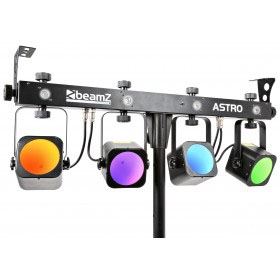 LED ASTRO PARBAR 4-WAY KIT 20W COB DMX NO STAND