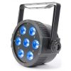 Beamz LED PAR 56 FLATPAR 7x 15W RGBWA LEDs DMX IR