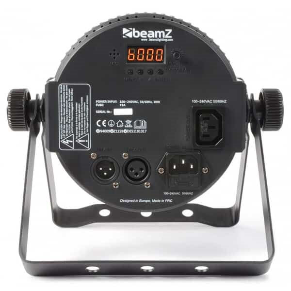 Beamz LED PAR 56 FLATPAR 7x 15W RGBWA LEDs DMX IR - Image 3