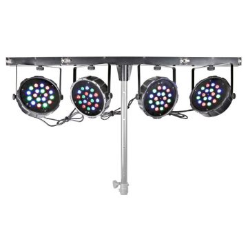 Beamz LED PARBAR 4-WAY KIT 18X 1W RGB DMX NO STAND