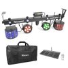 LED SHOWBAR 2X PAR 6x 4in1 2X BUTTERFLY,  LASER RG, 4x 1W WHITE STROBE EFFECT DMX IRC