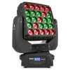 Beamz MATRIX55 QUAD MOVING HEAD 2PC IN FLIGHTCASE RGBW 25x 15W