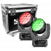 MHL-1915 LED MOVING HEAD 4IN1 2PC IN FLIGHTCASE