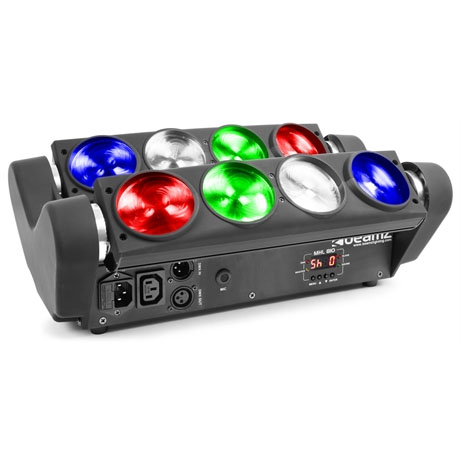 Beamz MHL-810 LED Moving Head Colour Double Sweeper 8x 10w Quad - Image 3
