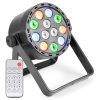 Beamz PLS25 LED PAR 12x 1W RGBW BATTERY DMX IR