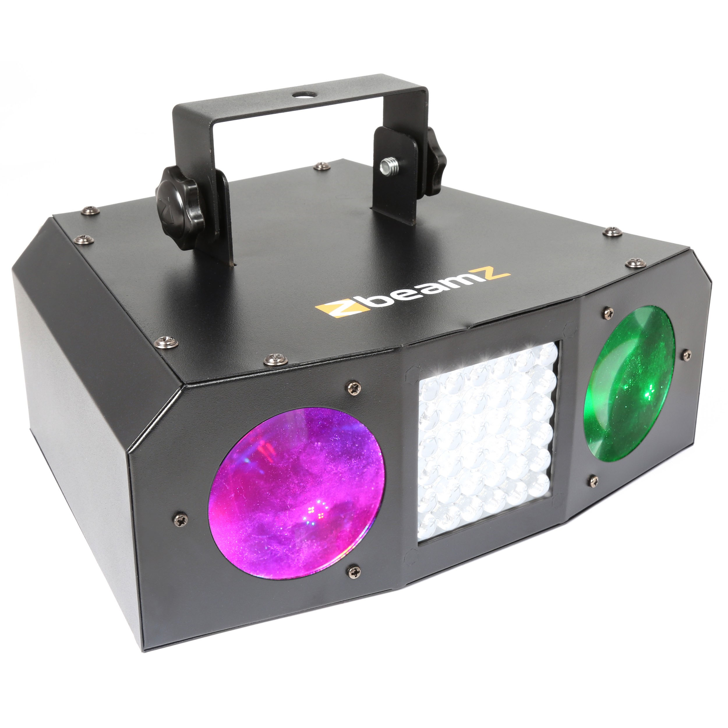 Beamz URANUS LED DOUBLE MOON 2X3W + STROBE
