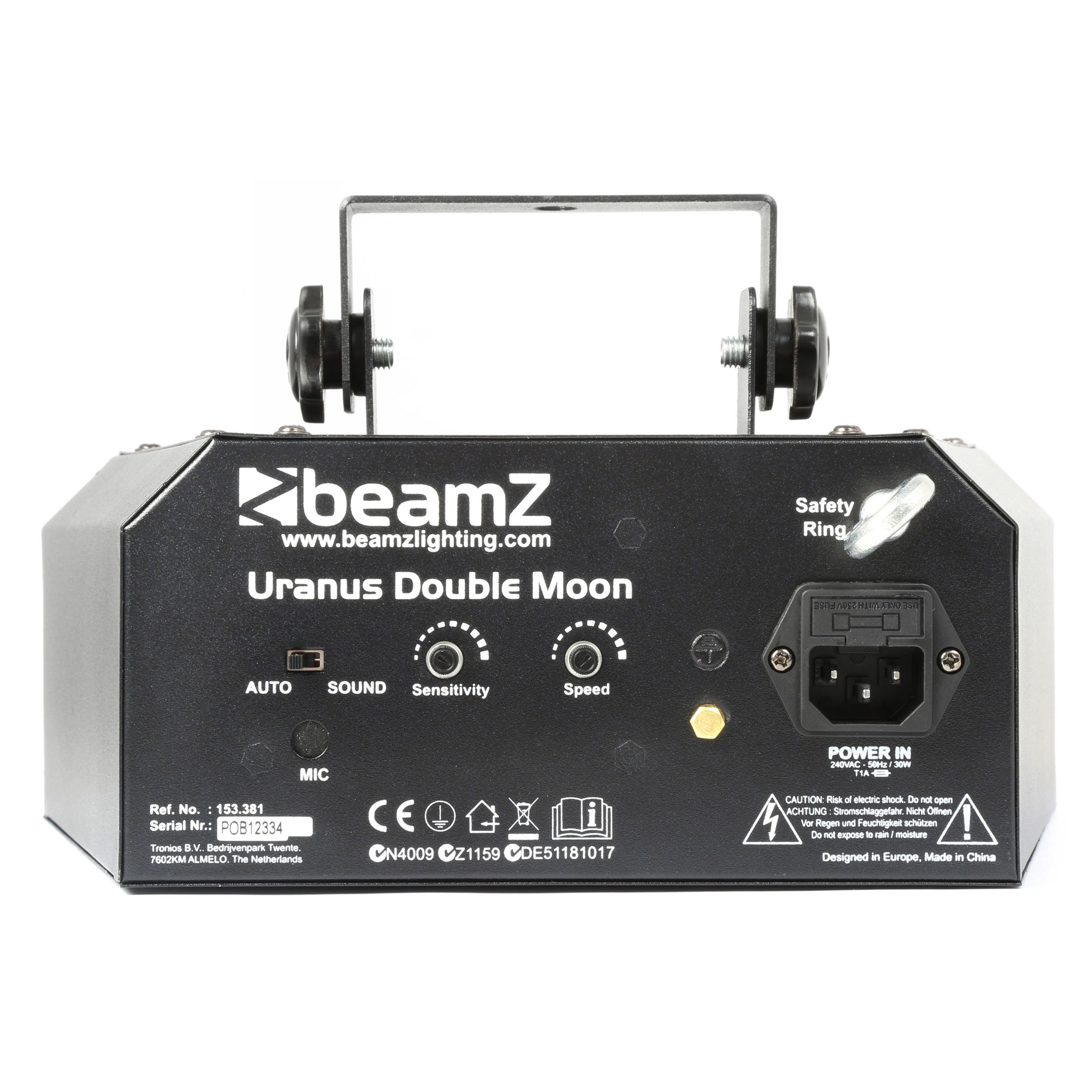Beamz URANUS LED DOUBLE MOON 2X3W + STROBE - Image 3