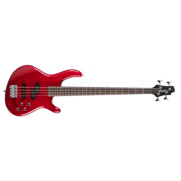 CORT ACTION BASS PLUS 4 String Bass Guitar (Trans Red)