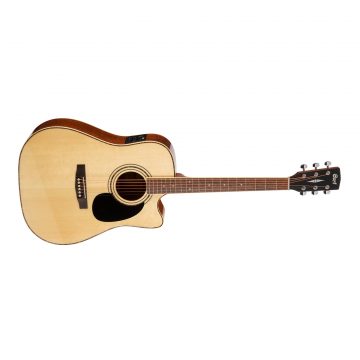 CORT AD880CE NS DreadNought Electric Acoustic Guitar Including Bag
