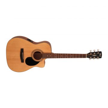 CORT AF515CE OP Folk Size Electric Acoustic Guitar Including Bag