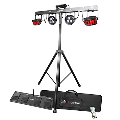 Chauvet GigBAR 2 4-in-1 lighting system including UV in its wash lights and strobes - Image 2