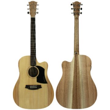 Cole Clark Fat Lady 1 CCFL1AC-BM Bunya Top with Queensland Maple Back and Sides
