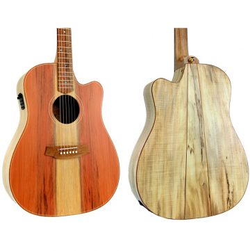 Cole Clark Little Lady 2E-RDEM Redwood Top with Maple Back and Sides