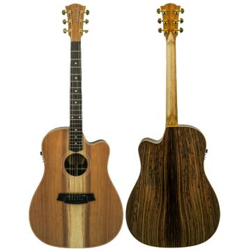 Cole Clark Fat Lady 2 CCFL2EC-RDRWE Redwood Top with Rosewood Back and Sides