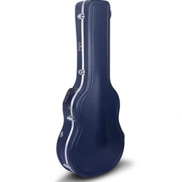 Crossrock CRA860DBL Acoustic Dreadnought Guitar Case ABS Molded, Blue