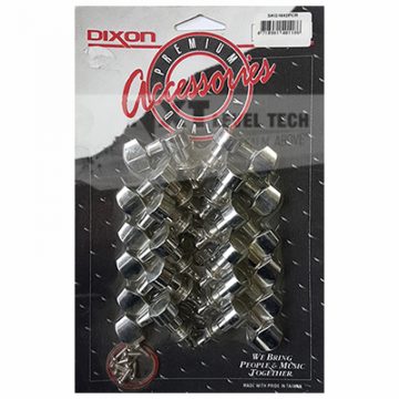 Dixon SKG1642P-CR 12x Inline Chrome Machine Heads for 12 String Guitar
